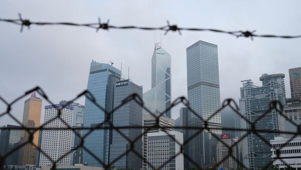 Rascacielos en Hong Kong - Sputnik Mundo