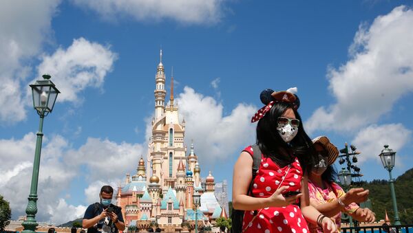 El Disneyland de Hong Kong tras casi 5 meses de inactividad por el COVID-19 - Sputnik Mundo