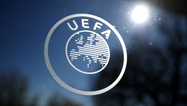 Logo de la UEFA  - Sputnik Mundo