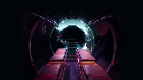 El interior del submarino turístico  - Sputnik Mundo