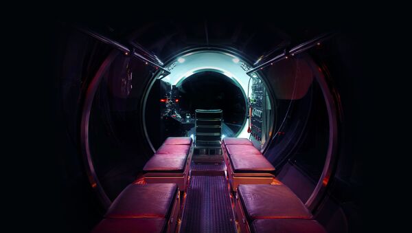 El interior del submarino turístico DeepView 24 - Sputnik Mundo