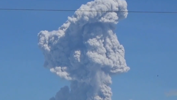 Uno de los volcanes más activos de Indonesia entra en erupción - Sputnik Mundo