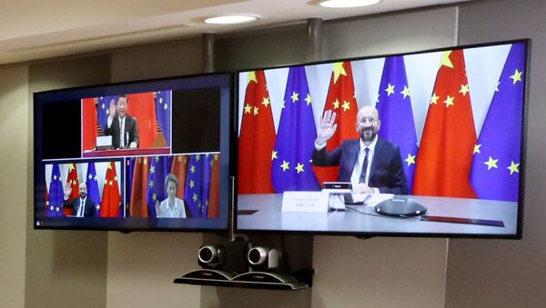 Cumbre virtual entre la UE y China - Sputnik Mundo