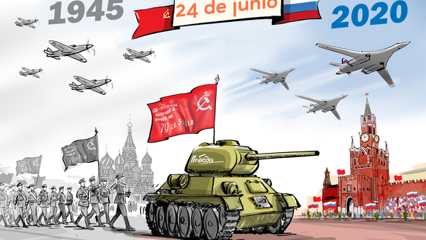 Miles de militares y cientos de armas: Rusia celebra el Desfile de la Victoria - Sputnik Mundo