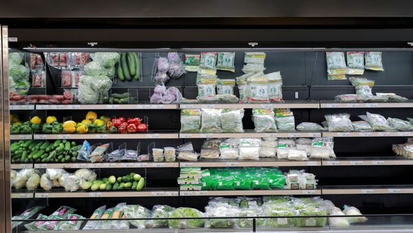 Verduras en un supermercado (imagen referencial) - Sputnik Mundo