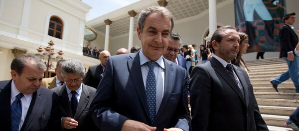 José Luis Rodríguez Zapatero en la Asamblea Nacional de Venezuela José Luis Rodríguez Zapatero en la Asamblea Nacional de Venezuela - Sputnik Mundo