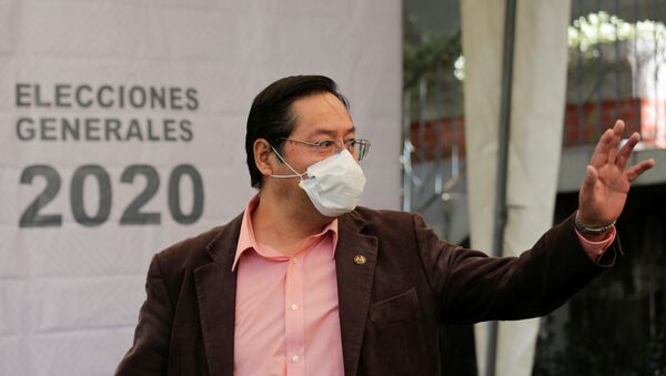 Luis Arce, candidato presidencial del MAS - Sputnik Mundo