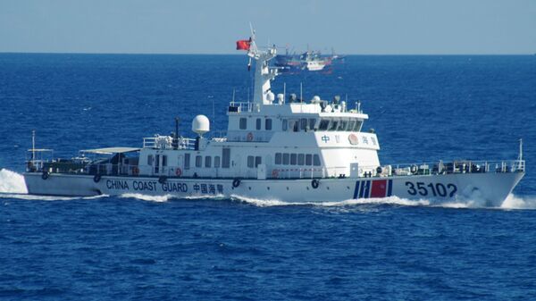 Buque de Guardia Costera de China cerca de las islas Senkaku (o Diaoyu, por su nombre en chino) (archivo) - Sputnik Mundo