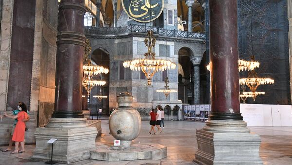 La catedral de Santa Sofía en Estambul, Turquía - Sputnik Mundo
