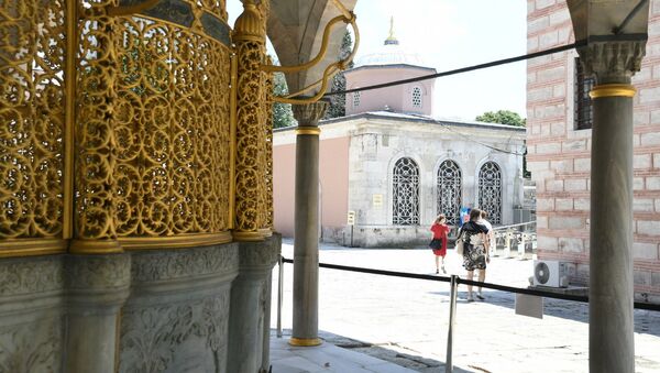 La catedral de Santa Sofía en Estambul, Turquía - Sputnik Mundo