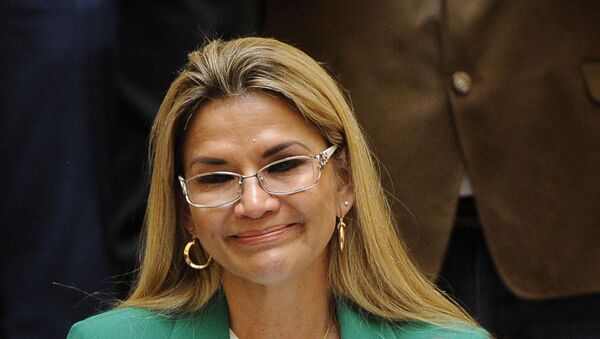 Jeanine Áñez, presidenta de Bolivia - Sputnik Mundo