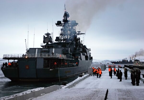 El destructor antisubmarino “Almirante Lévchenko”. Archivo - Sputnik Mundo
