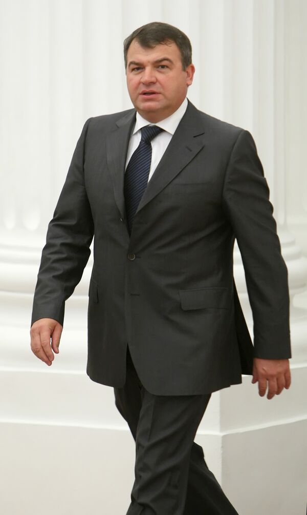 El ministro de Defensa de Rusia Anatoli Serdiukov - Sputnik Mundo