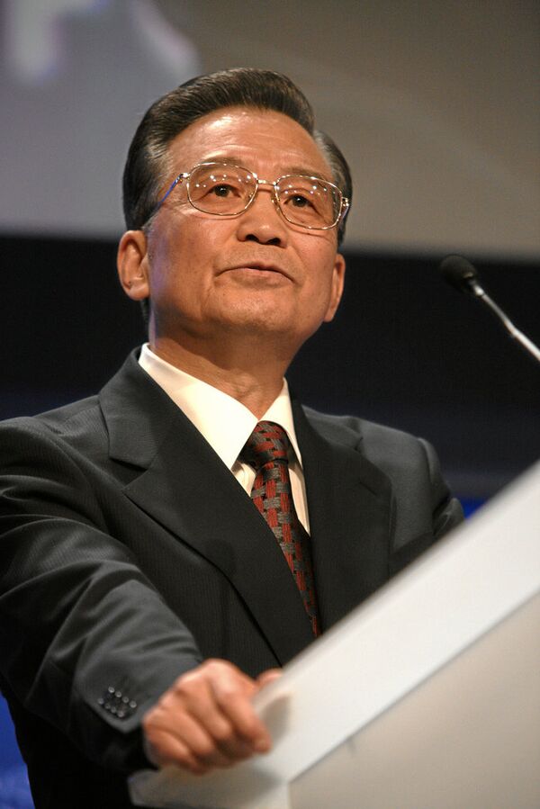 El primer ministro de China, Wen Jiabao - Sputnik Mundo