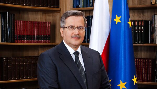 Presidente de Polonia Bronislaw Komorowski - Sputnik Mundo