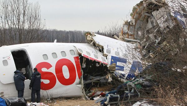 Accidente de Tu-154 en Smolensk (archivo) - Sputnik Mundo