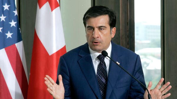 El presidente de Georgia, Mijaíl Saakashvili - Sputnik Mundo