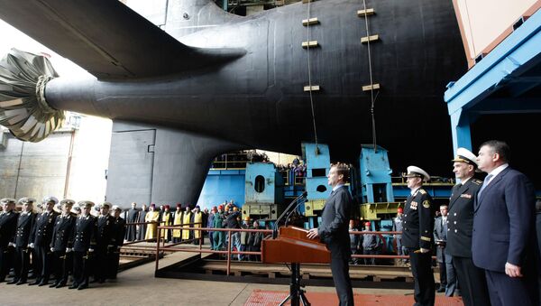 Botadura del submarino Severodvinsk del proyecto Yasen M - Sputnik Mundo