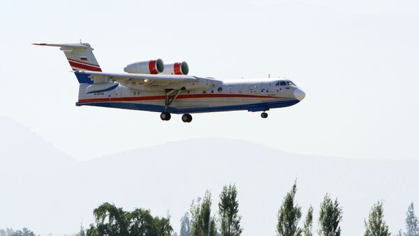El avión anfibio ruso Be-200 (imagen referencial) - Sputnik Mundo
