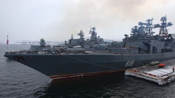 Ejercicios de la Flota rusa del Norte en el Ártico - Sputnik Mundo