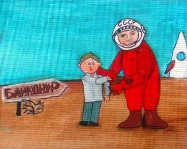 Yuri Gagarin, héroe de una caricatura hecha por un niño de diez años - Sputnik Mundo