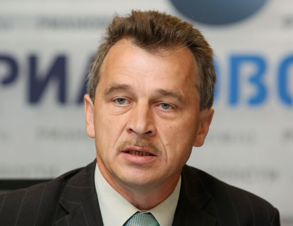 El líder del opositor Partido Cívico Unificado, Anatoli Lebedko - Sputnik Mundo