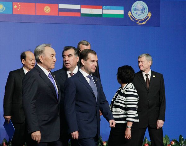 Los líderes de países integrados en la Organización de  Cooperación de Shanghai (OCS)  - Sputnik Mundo
