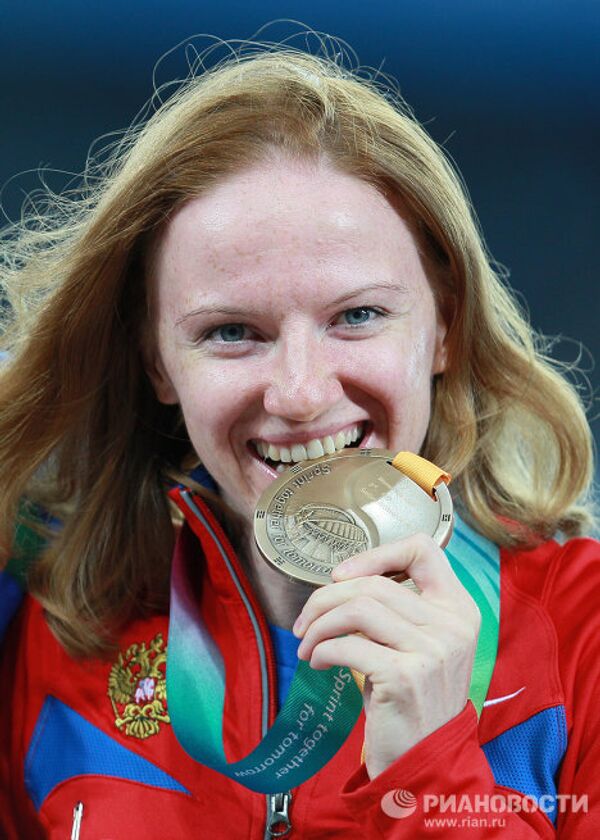 Medallistas rusos en Mundiales de atletismo 2011  - Sputnik Mundo