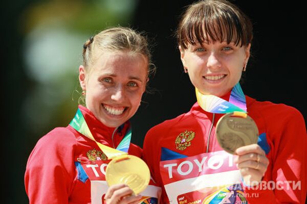 Medallistas rusos en Mundiales de atletismo 2011  - Sputnik Mundo