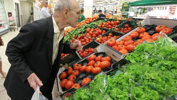 Vegetales en un supermercado - Sputnik Mundo