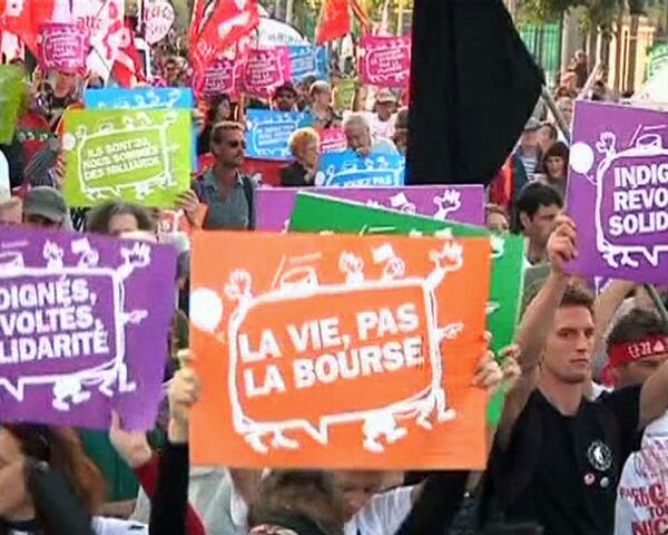 Miles de manifestantes protestan contra la cumbre del G-20 en Niza - Sputnik Mundo