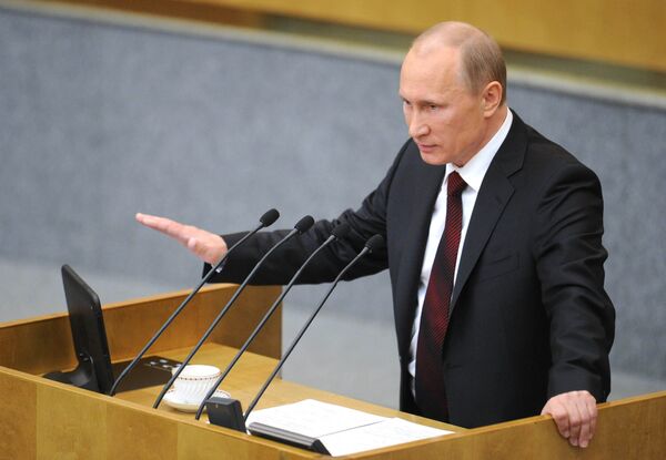 El primer ministro y presidente electo de Rusia Vladímir Putin - Sputnik Mundo