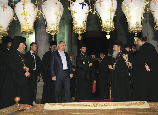Putin visita lugares sagrados de Jerusalén  - Sputnik Mundo