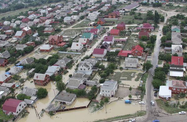 Las inundaciones en la región de Krasnodar - Sputnik Mundo