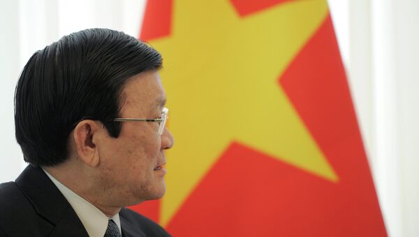 El presidente de Vietnam Truong Tan Sang - Sputnik Mundo