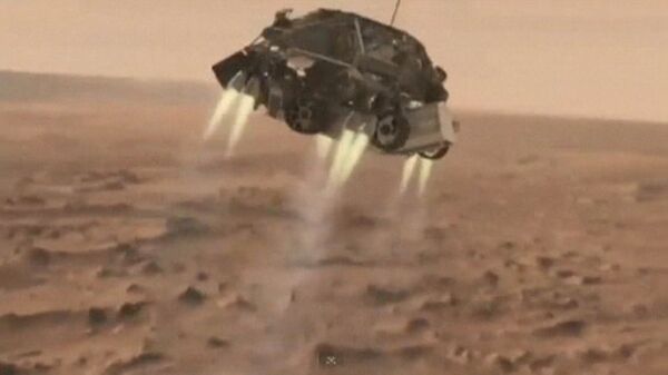 El explorador “Curiosity” desciende con éxito sobre la superficie de Marte - Sputnik Mundo