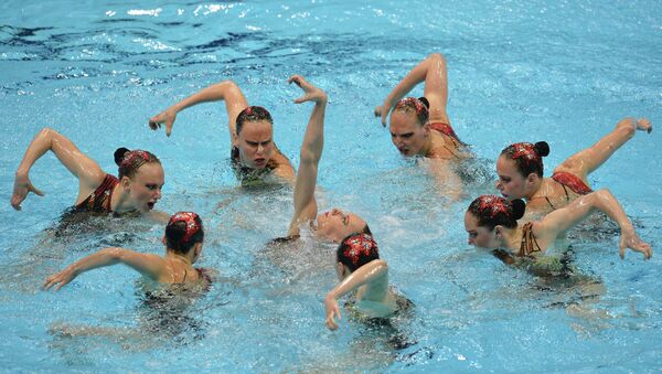 La selección rusa de natación sincronizada - Sputnik Mundo