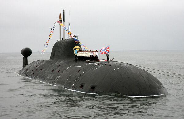 Un submarino nuclear ruso Samara (Archivo) - Sputnik Mundo