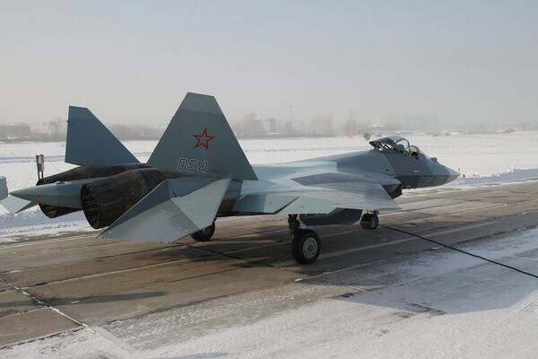 Caza ruso de quinta generación T-50 - Sputnik Mundo