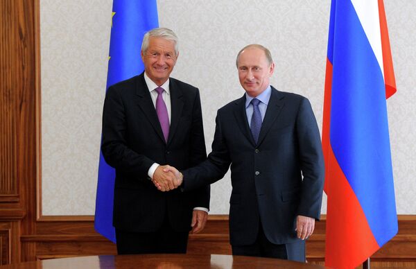Thorbjørn Jagland y Vladímir Putin - Sputnik Mundo