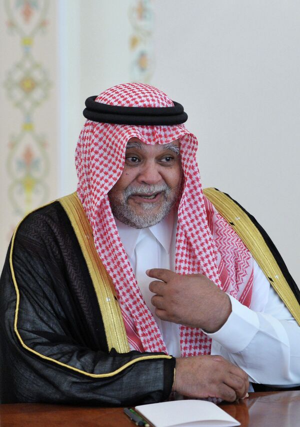 El jefe de los servicios secretos de Arabia Saudita el príncipe Bandar bin Sultan - Sputnik Mundo