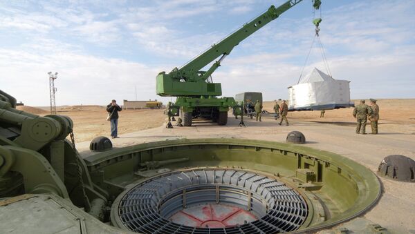 El plataforma de lanzamiento de los misiles intercontinentales en Baikonur - Sputnik Mundo