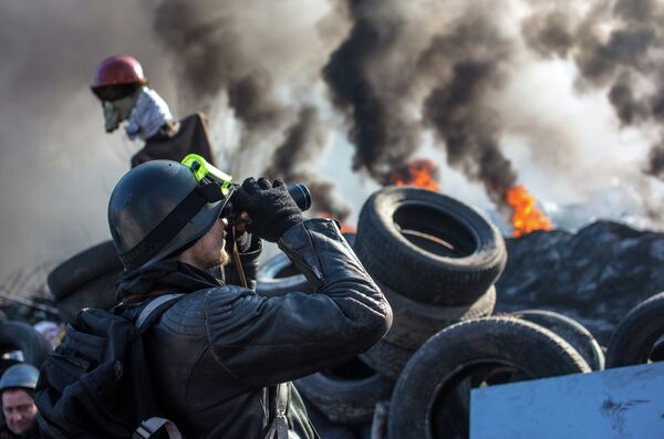 Actos de protesta en Kiev - Sputnik Mundo
