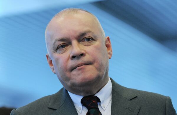 Dmitri Kiseliov, director general de la agencia Rossiya Segodnia - Sputnik Mundo