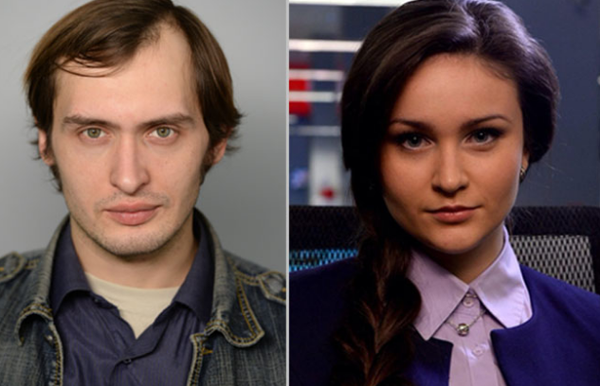 El cámara Mijaíl Pudovkin y la reportera Yulia Pustoplesnova (Shustraia), LifeNews - Sputnik Mundo