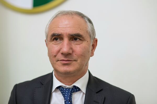 Valeri Bganba, presidente en funciones de Abjasia y titular del Parlamento nacional - Sputnik Mundo