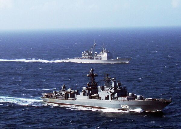 El buque antisubmarino Almirante Lévchenko - Sputnik Mundo