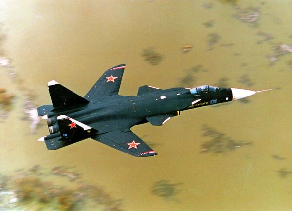 Caza S-37 “Bérkut” (Su-47), laboratorio experimental volador. - Sputnik Mundo