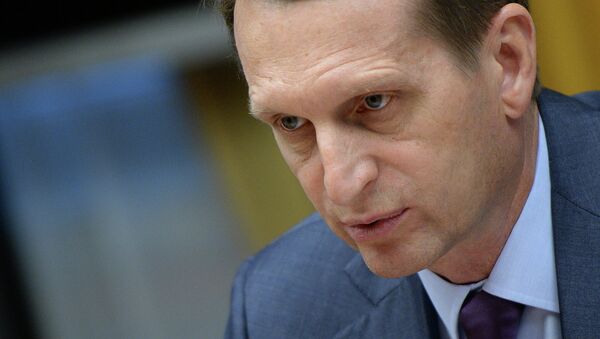 Serguéi Narishkin, presidente de la cámara baja del Parlamento de Rusia - Sputnik Mundo
