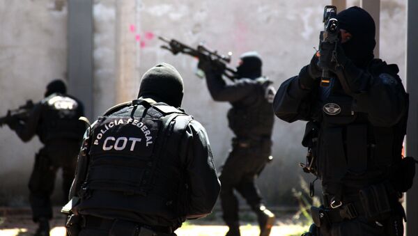 Policía Federal de Brasil. Comando de Operaciones Tácticas (COT) - Sputnik Mundo